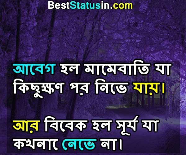 Best Sad Status in Bengali